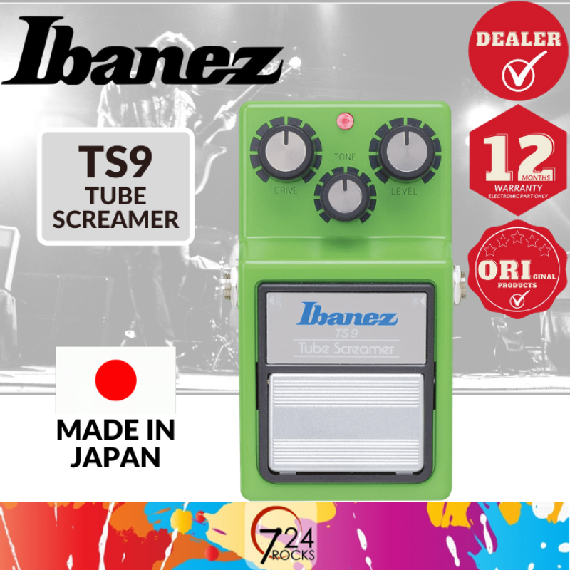 Ibanez TS9 Tube Screamer Overdrive Effect Pedal Malaysia