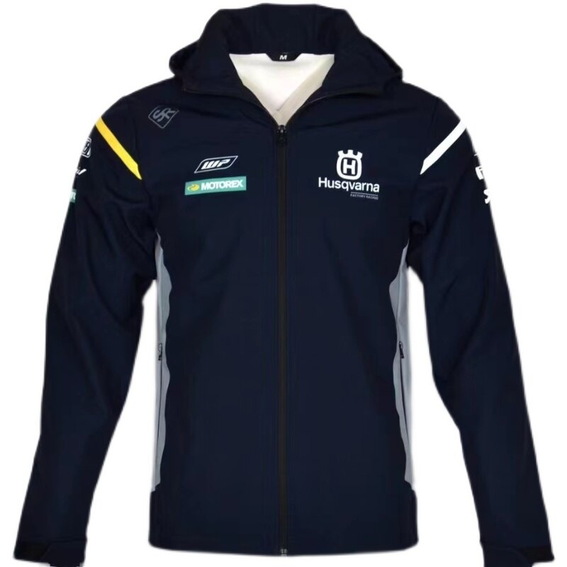 2024 Latest HUSQVARNA Huswana Racing Team Autumn/Winter Velvet Motorcycle Racing Suit