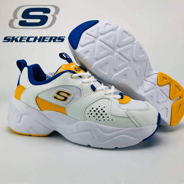 skechers yellow tennis shoes