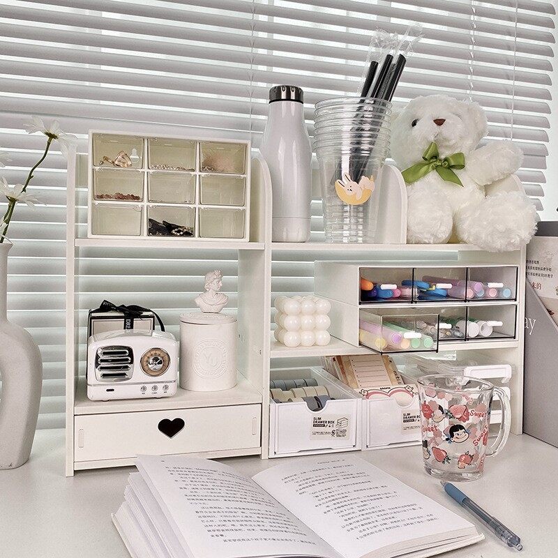 Máy tính để bàn kệ phòng ngủ phòng văn phòng đồ trang trí cỡ nhỏ hoàn thiện giá Bàn học sinh Kệ sách Tiết kiệm không gian Khả năng lớn Thu thập giá