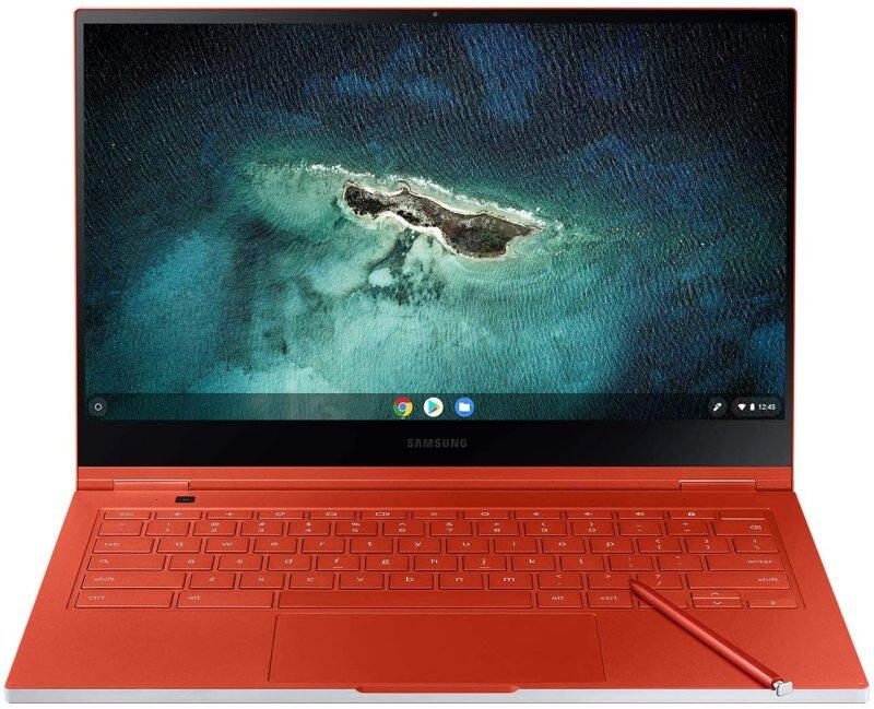 Samsung Galaxy Chromebook 13.3 UHD AMOLED - HD Intel Core I-5 Processor (256GB Storage, 8GB RAM) - 2020 Model - US Warranty - Fiesta Red Malaysia