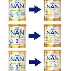 Sữa nan Supreme số 1,số 2,số 3 loại 800g