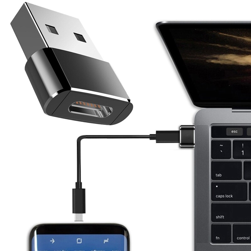 Bộ Chuyển Đổi Đầu Nối Usb Type A Đực Sang Usb Type C Cái Bộ Chuyển Đổi Sạc Truyền Dữ Liệu Chuẩn Usb Type-C Cho Iphone12