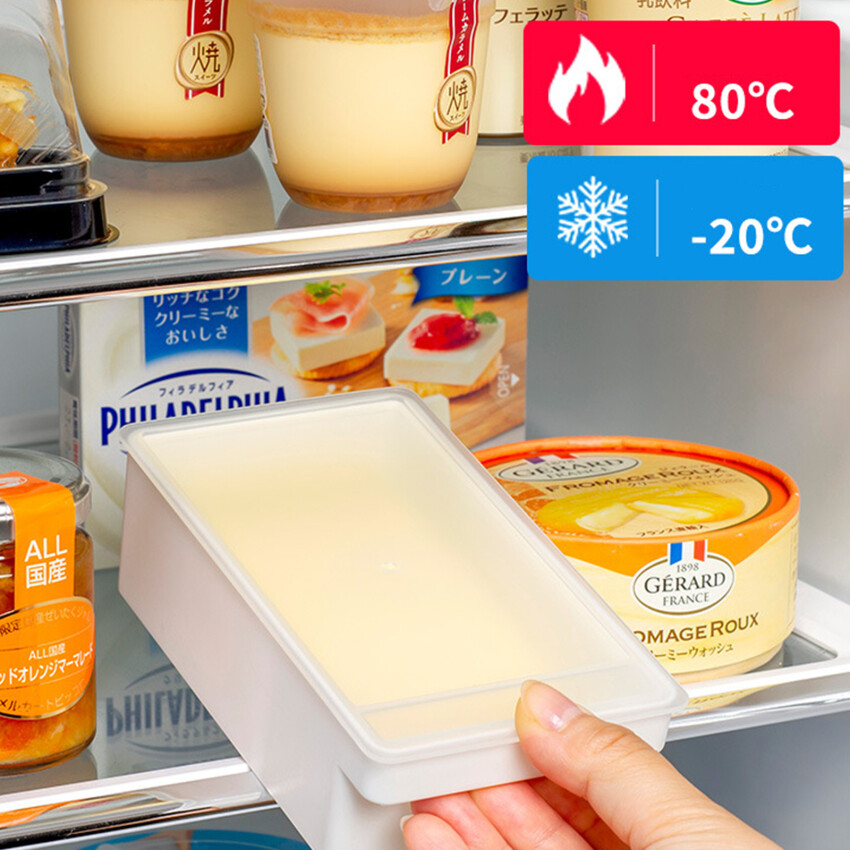 Butter Box Cutting Organizer with Lid Cheese Cheese Preserving Box Serving Tools, Kitchen Box, Cheese Cutter, Crisper Box