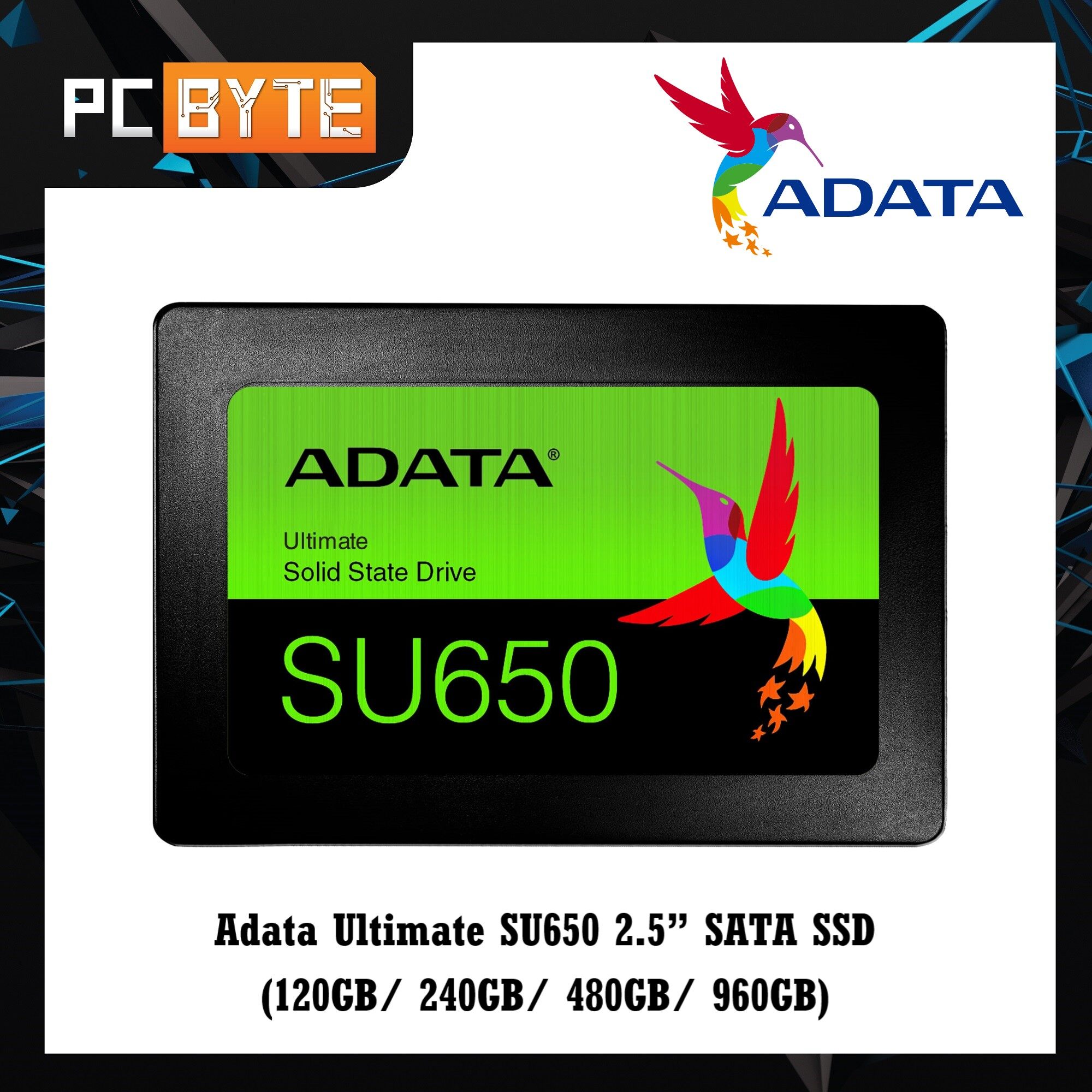 Adata Ultimate Su650 2 5” Sata Ssd 120gb 240gb 480gb 960gb 1tb Lazada