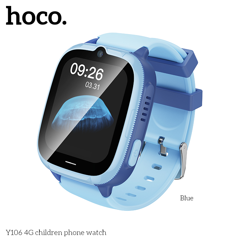 Hoco Y106 Original 100% Smart Watch1.83 inches 4G Phone Watch With SIM Card Supportnetworks: FDD-LTE, TDD-LTE, GSM location tracking for Kids Watch Children Gifts