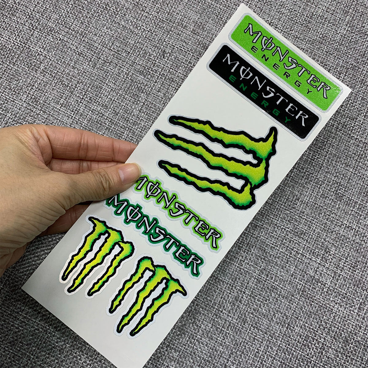Nhãn Dán Phản Quang Monster Energy 3M, Với Móc Chìa Khóa Dây Đeo Bền Cho Xe Máy Móc Chìa Khóa