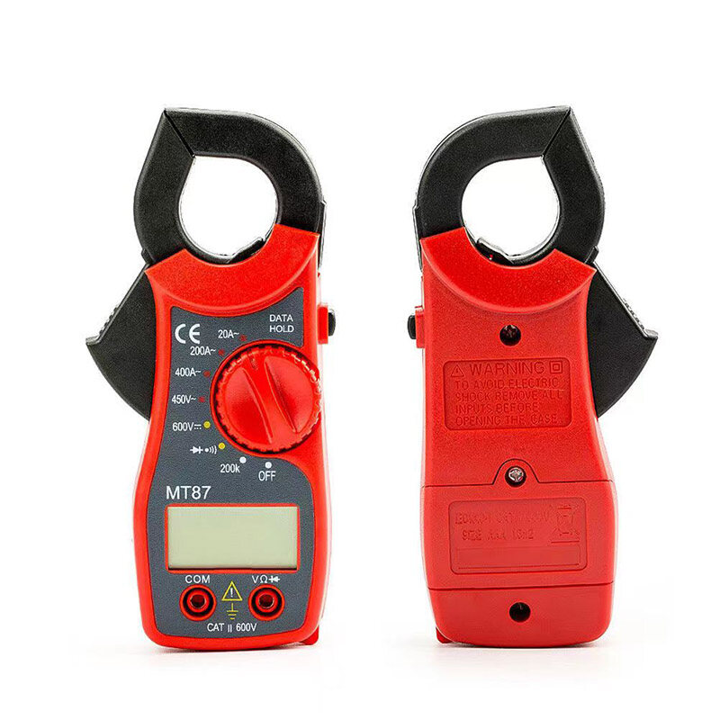 MT-87 Multimeter Clamp Voltage and Ammeter Measuring Resistance Voltage MT87 Clamp Current Meter Digital Clamp Meter