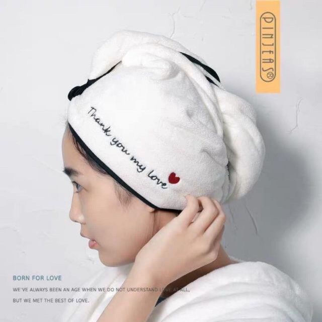 Khăn ủ tóc - hút ẩm siêu nhanh