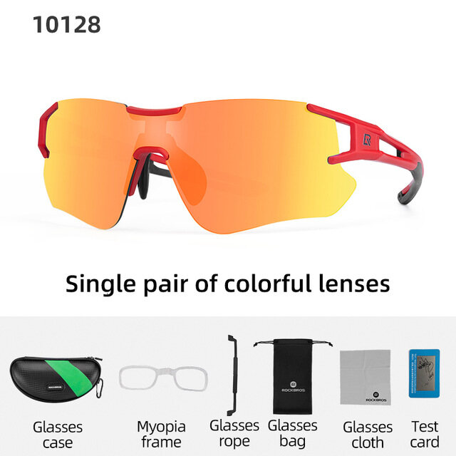 ROCKBROS Photochromic Cycling Glasses Bike Bicycle Glasses Outdoor Sports Men's & Women's Sunglasses MTB Road Cycling Eyewear Protection Goggles