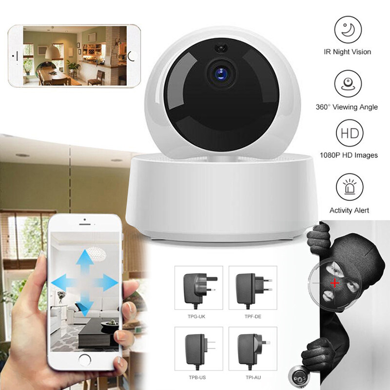 SONOFF GK-200MP2-B 1080P HD Mini WiFi กล้องสมาร์ทไร้สายกล้อง IP 360 IR การมองเห็นได้ในเวลากลางคืนจอดูแลเด็กกล้องวงจรปิดเพื่อรักษาการความปลอดภัย,APP การตรวจสอบระยะไกล,360 ° มุมมองกว้าง340 ° Pan & 120 ° เอียง,บันทึกภาพความละเอียด Full HD 1080P