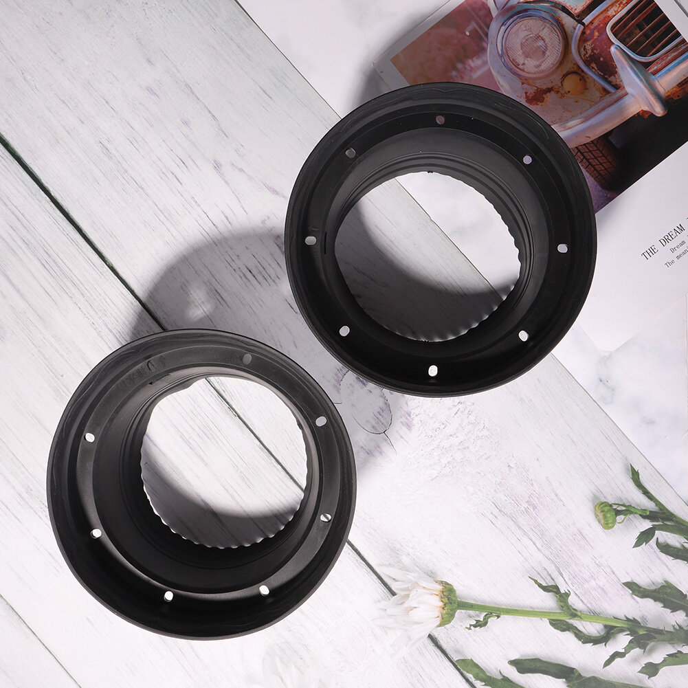 2 Cái Bọc Loa Xe Hơi Chống Nước 6,5 Inch Miếng Đệm Sừng Bằng Silicon Mềm Có Thể Gập Lại