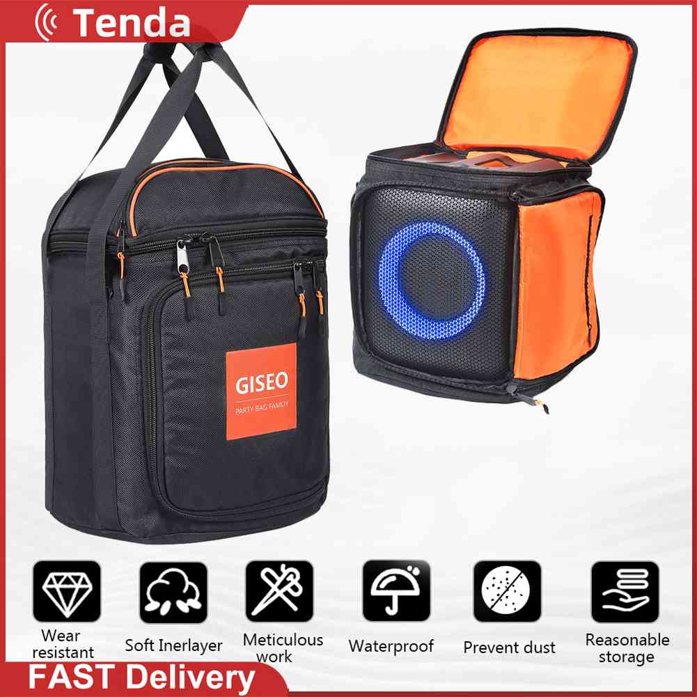 Portable Protection Speaker Storage Handbags with Adjustable Strap Bluetooth-compatible Speaker Protective Case Travel Carrying Case for JBL PartyBox Encore Essential