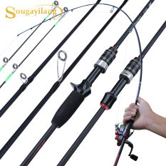 Sougayilang Que Ghép Chậm Mới Cần Câu 3 Khúc 1.8M, Cần Câu Cá Sợi Carbon Siêu Nhẹ Cho Nước Ngọt Trọng Lượng Mồi 0.8-5G Dây Chuyền Trọng Lượng 2-16LB