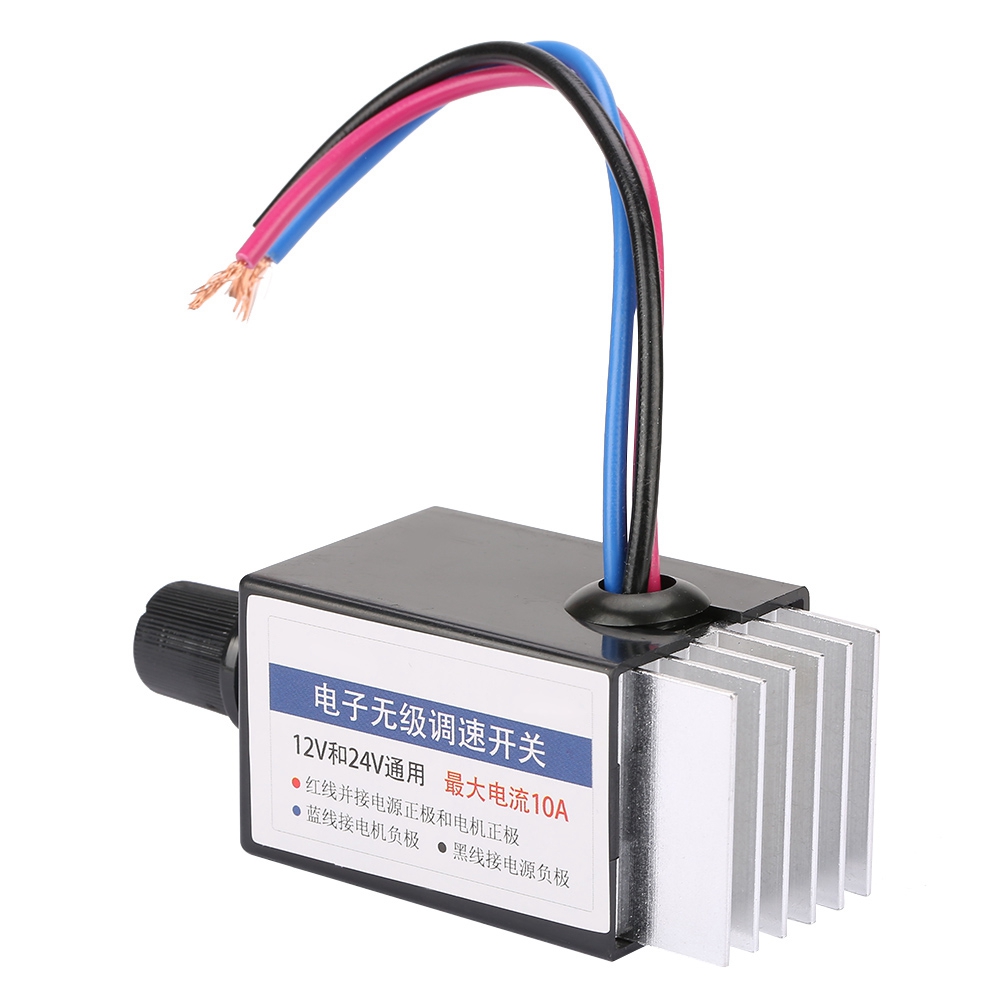 Zonejoy Công Tắc Điều Khiển Tốc Độ Động Cơ DC 12V/24V Phổ Biến Để Điều Khiển Quạt Xe Tải