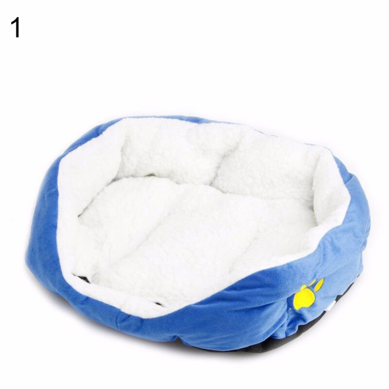 Huanhuang®Phụ Kiện Cho Thú Cưng Chó Puppy Cat Cozy Giường Ấm Vải Nhung Mềm Mại Gối Đệm Thảm Tổ Chim Pad
