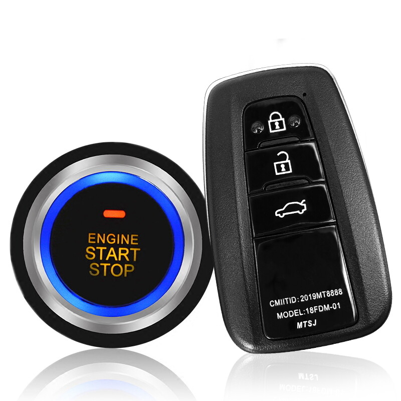 Manlubao SQ8807 Smart Carl alarm remote push start system keyless entry