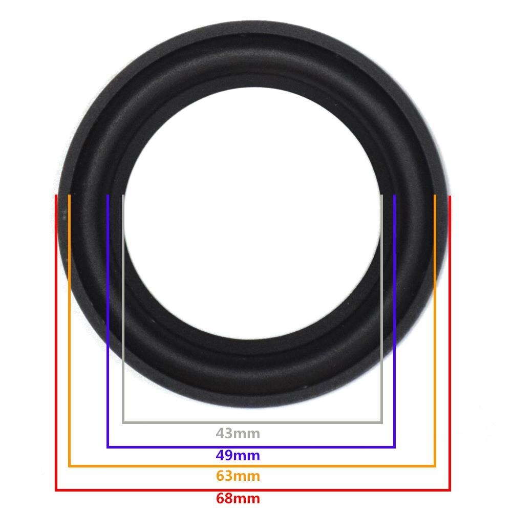 2.5 inch Rubber Speaker Surround Edge Woofer Repairing Folding Edge