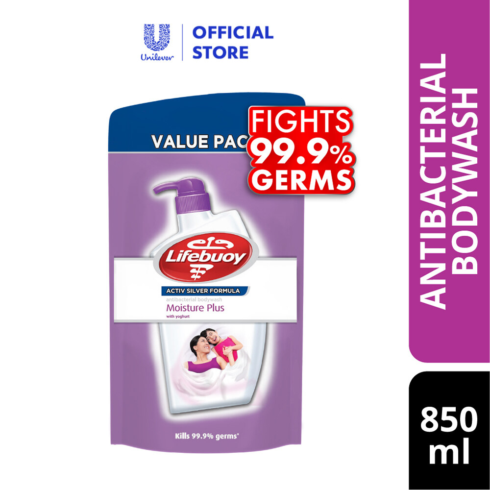 Lifebuoy Antibacterial Shower Gel Refill Moisture Plus 850ml Lazada