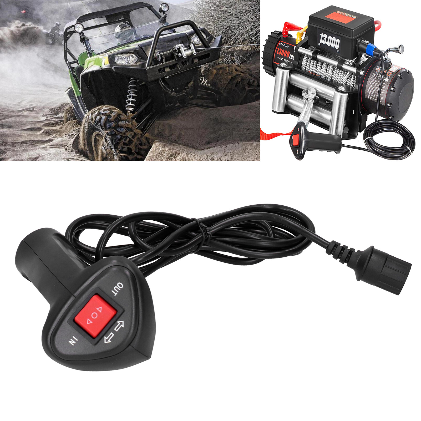 Winch Controller Ergonomic Design Work for Long Time for Indoor