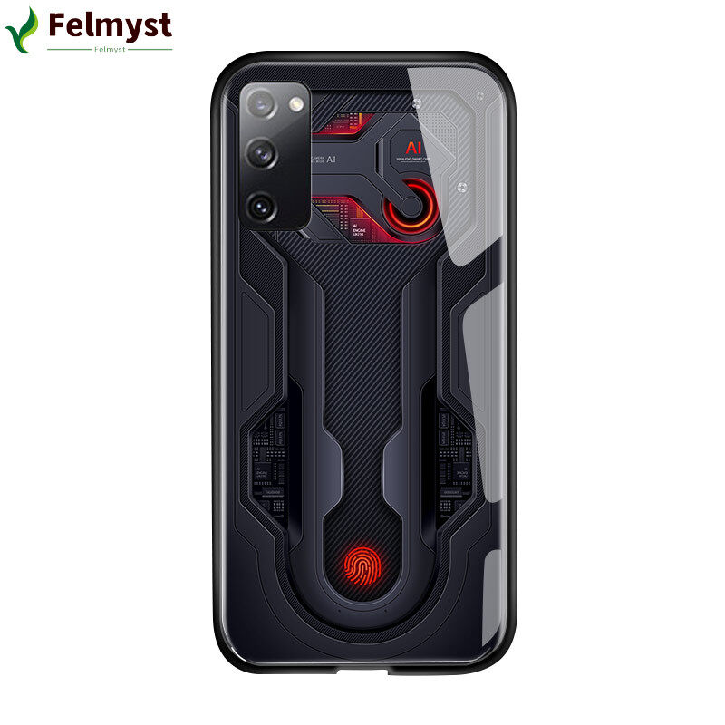 Cellphone case For Samsung Galaxy S20 FE Technology Circuit Board Explorer Exploration Theme Version Case Tempered Glass Back Cover Casing