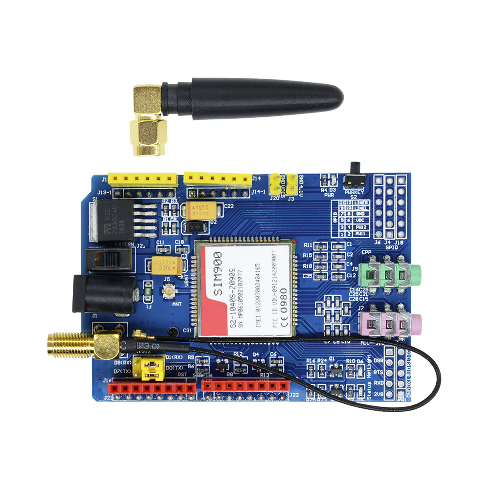 【DIYMORE】SIM900 GPRS/GSM Shield Development Board Quand-band Module Kit For Arduino
