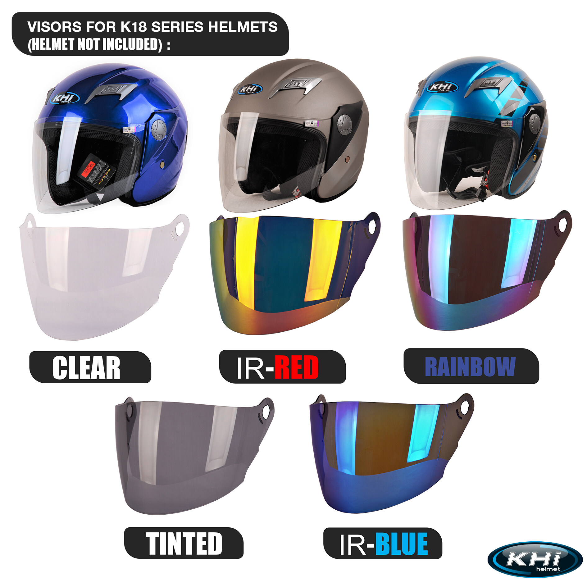 khi helmet spare parts