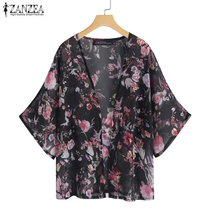 floral summer cardigan
