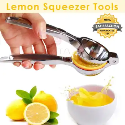 Pemerah Buah Lemon Squeezer Manual Stainless Steel Lemon Hand Press Fruit Juice Perah Jus Limau Oren