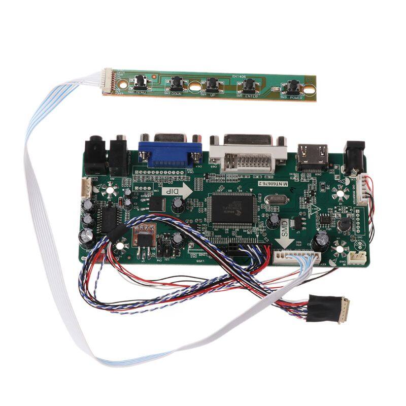 Bảng Điều Khiển LCD HDMI DVI VGA Audio PC Module Driver DIY Kit 15.6 Hiển