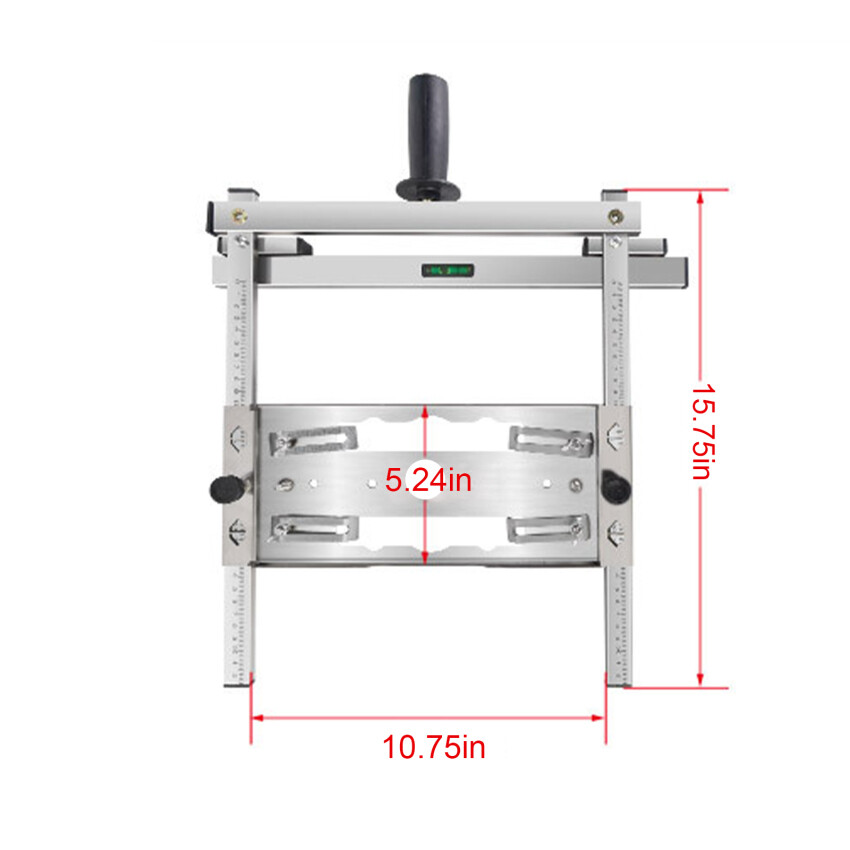 【High Quality】Stainless Steel Circular Saw Guide Rail Size Adjustable Cutting Guide Circular Saw Positioner