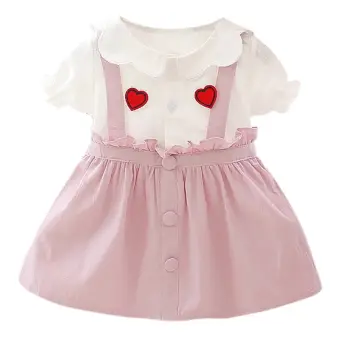 summer cotton dress for baby girl