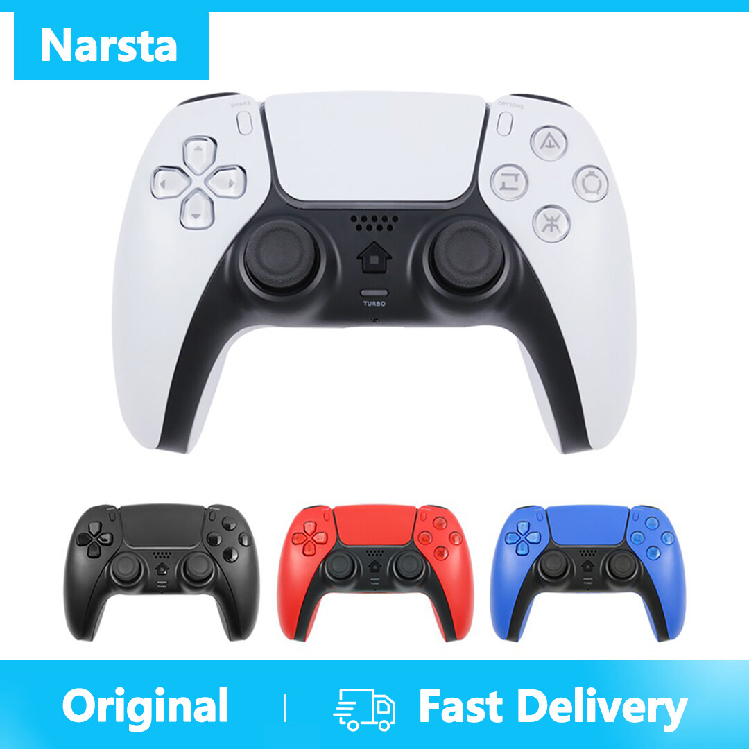 Narsta Tay Cầm Điều Khiển Không Dây Cho PS4 Tay Cầm Chơi Game Dual Sense 4 Tay Cầm Chơi Game Rung Kép 6 Trục Cho Tay Cầm PS4 Máy Tính Xách Tay Android