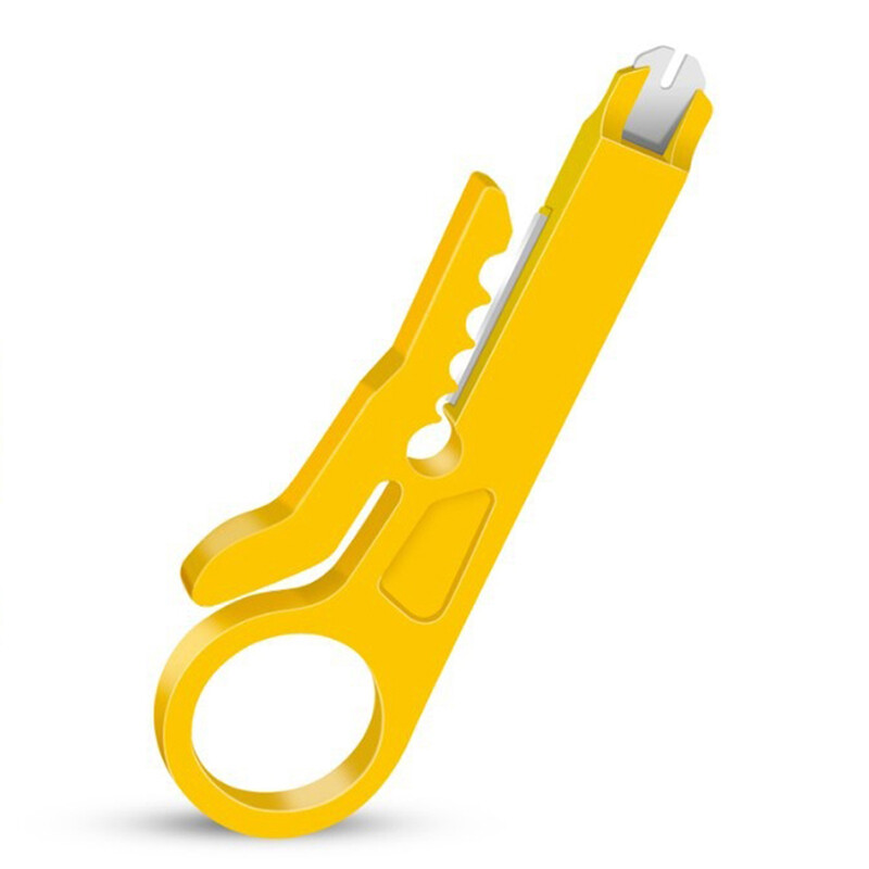 Hanlu Mini Wire Stripper Crimper Plier Crimping Cable Punch Stripping Multi Tool