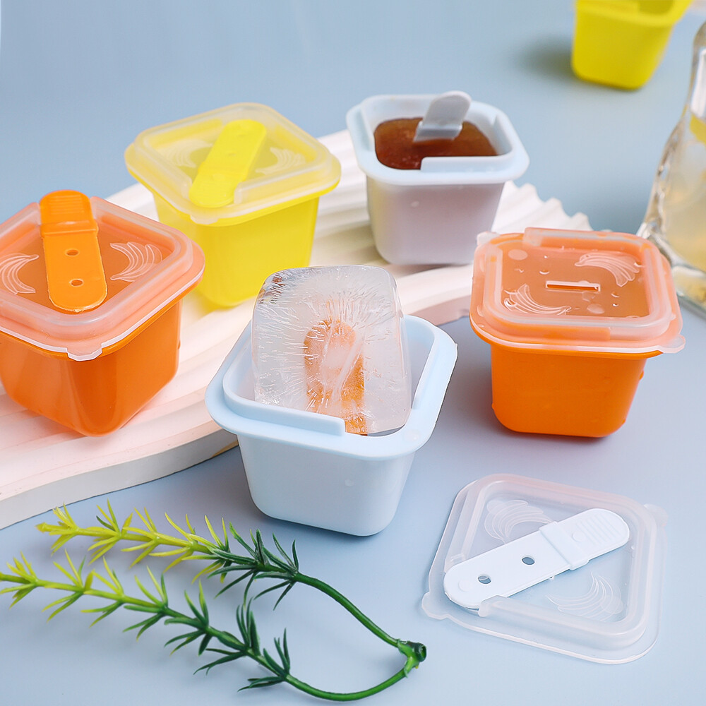 Silicone Ice Cube Mold Square Single Ice Tray Mold Food Grade Reusable Ice Maker Ice Cream Tools