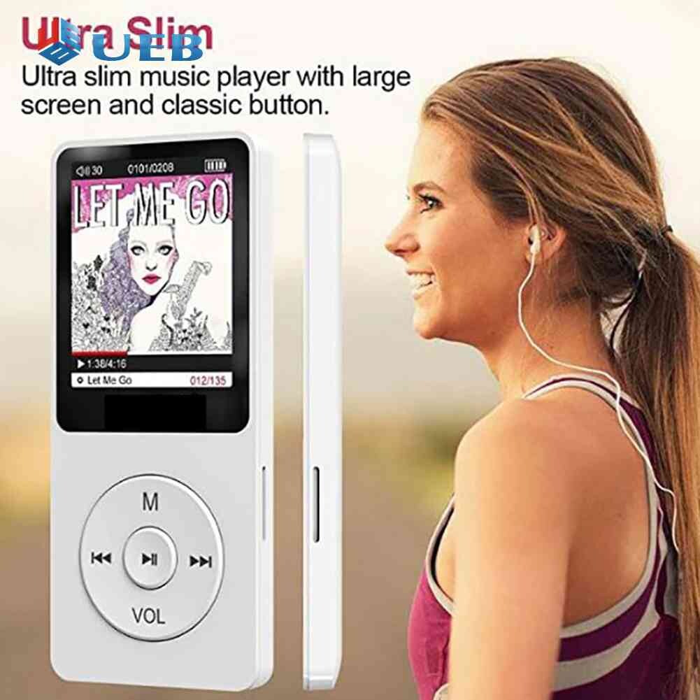 1.8 Inch Color Screen MP3 MP4 Music Player Built-in Speaker Mini Walkman Bluetooth-compatible 5.0 Music Player Walkman Suppprt TF Card for Windows 8