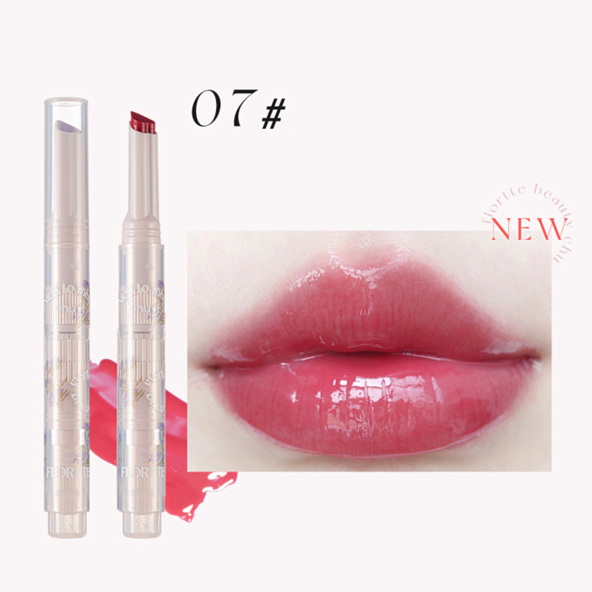 FLORTTE/Floria'S First Kiss Love Stick Lipstick Pen Lipstick Mirror Gloss Lip Glaze Lipstick