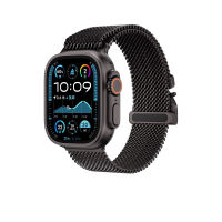 Titanium Strap for Apple Watch Series 11 10 9 8 7 6 5 4 SE band 46mm 45mm 44mm 42mm Milanese Loop Strap for iWatch Ultra 3/UItra 2 49mm Stainless Steel Metal Strap
