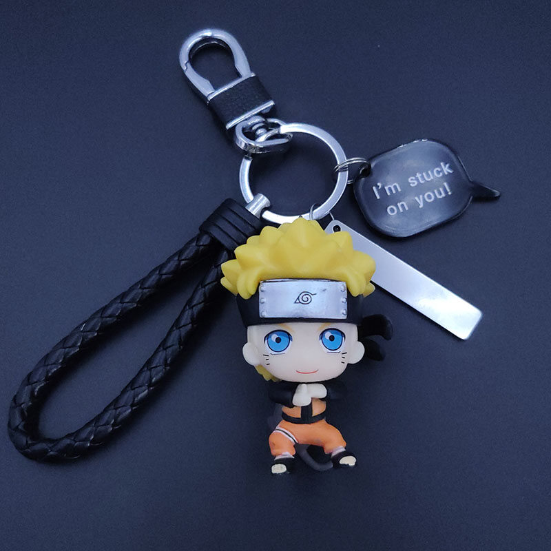 4 Cái/bộ Mô Hình Móc Khóa Naruto 4th Naruto Búp Bê Keychain