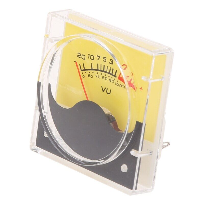 VU Đồng hồ đo mức độ Tr-R36w 500ua 500 mét Bảng điều khiển cơ khí loại kim âm thanh đồng hồ đo mức độ trắng