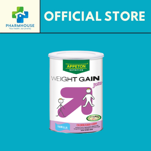 APPETON WEIGHT GAIN CHILD VANILLA 450G Lazada