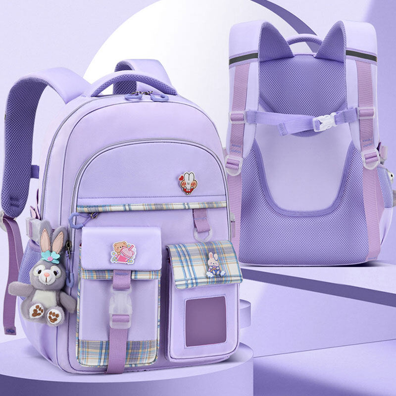 JOYNCLEON New schoolbag for elementary school students Large capacity lightweight children's backpack for girls grades 1-3-6