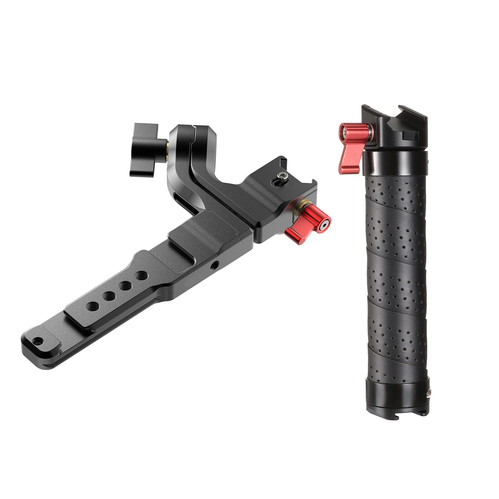 Andoer Tay Cầm Bằng Nhôm Tay Cầm Có Đế Giữ Lạnh Thông Dụng Giao Diện 1/4 3/8 Thay Thế Cho DJI Ronin S 2 / Ronin SC 2 Gimble
