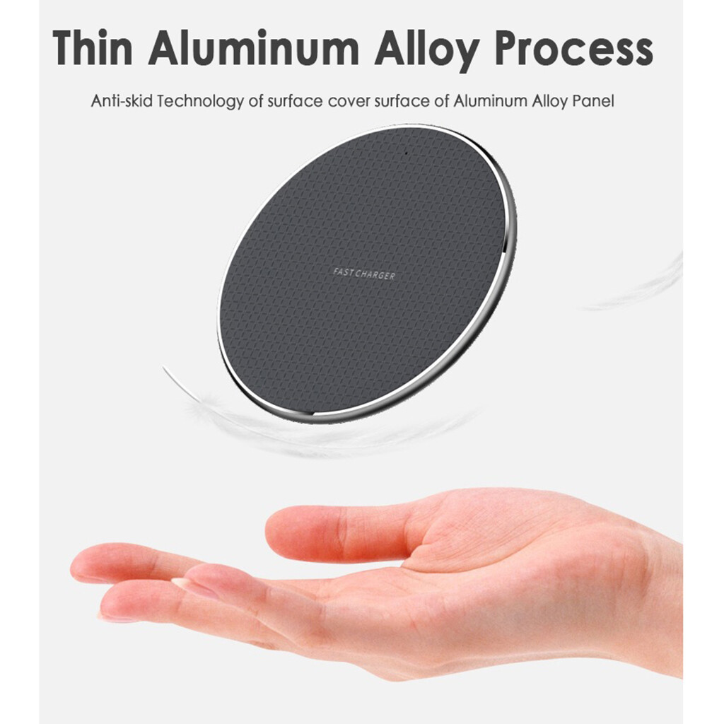 Ulight Wireless Charger 10W for Samsung Galaxy S9 S8 S8 Plus Note 8 Note 5 S7 Edge