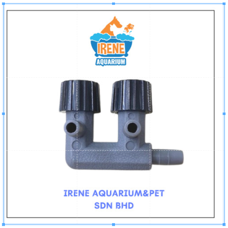 Plastic Air Flow Way Control Regulator Valve For Aquarium Fish