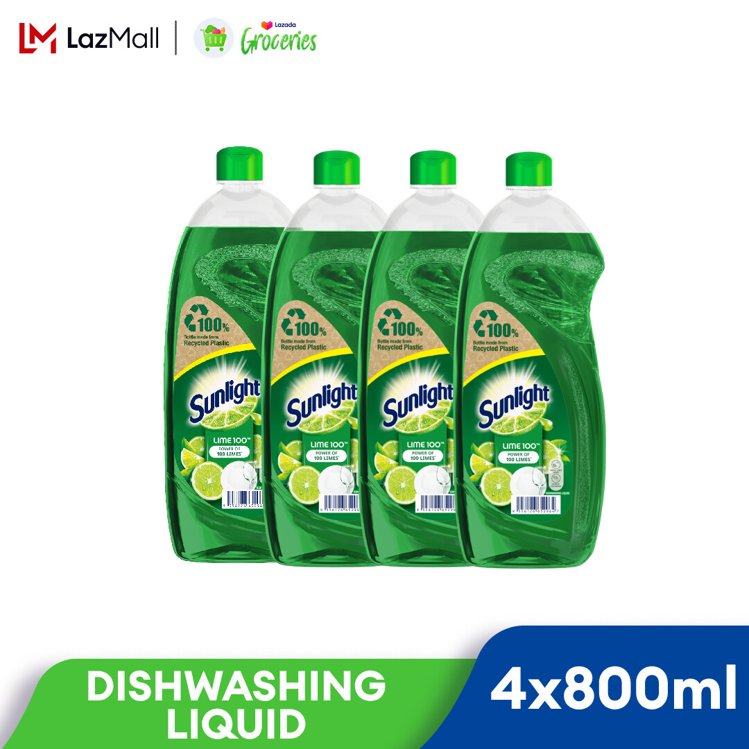 bundle-sunlight-dishwash-liquid-lime-800ml-x-4-lazada