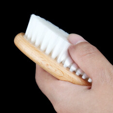 Tay Cầm Bằng Gỗ Làm Tóc Bàn Chải Sợi Mềm Thợ Cắt Tóc Cổ Duster Làm Sạch Loại Bỏ Bàn Chải Dụng Cụ Tạo Kiểu Tóc