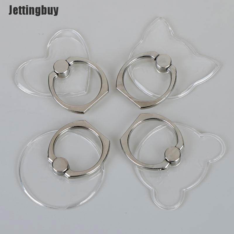[Jettingbuy] Clear mount holder mobile phone holder stand finger ring support desk cell phone