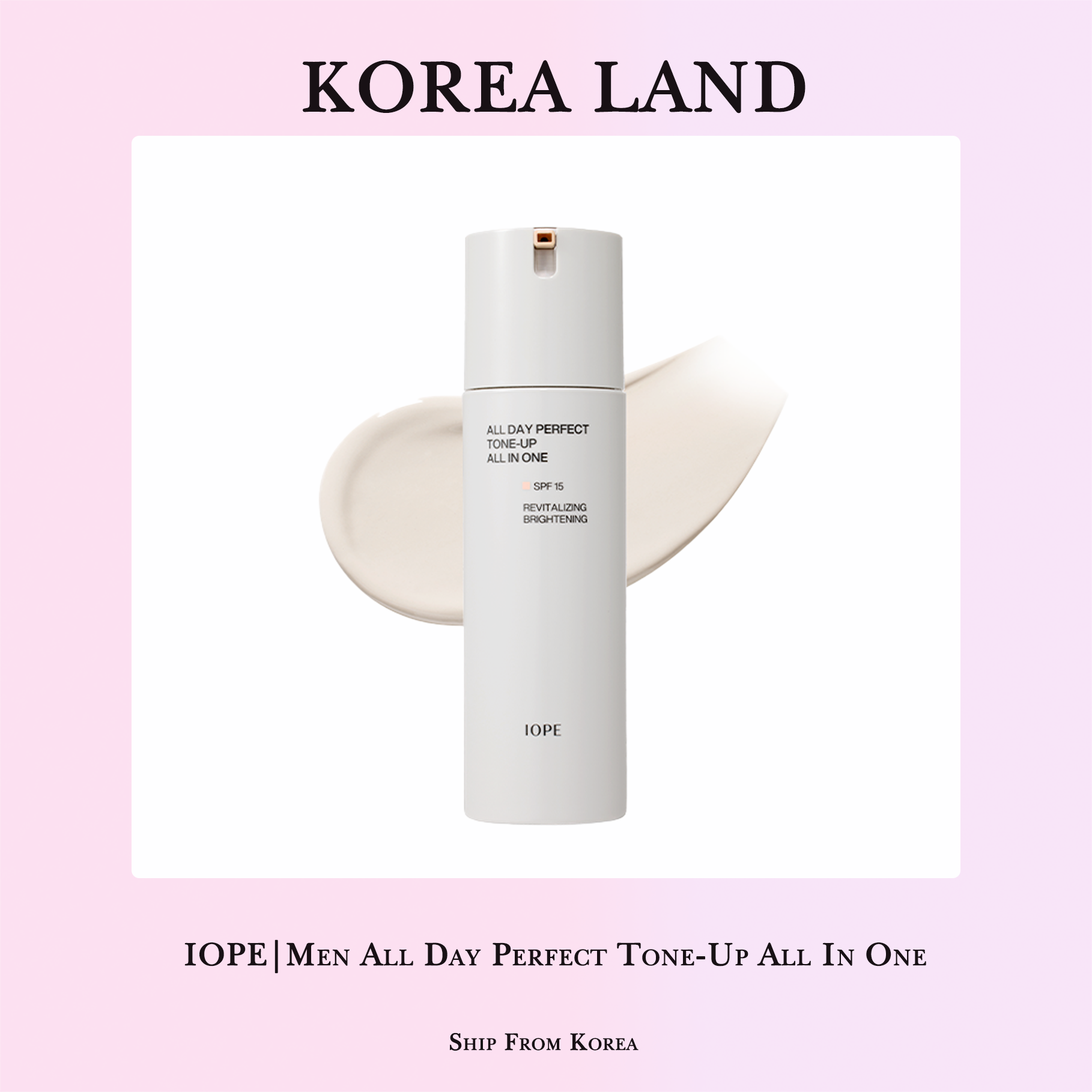 Iope | men men all day perfect tone-up all in one