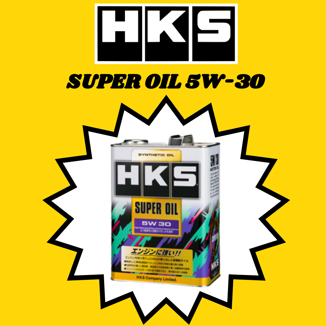 HKS SUPER OIL 4L Engine Oil Minyak Hitam 5W-30 | Lazada